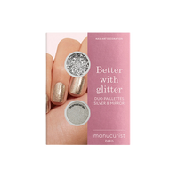 DUO SILVER & MIRROR NAIL GLITTERS