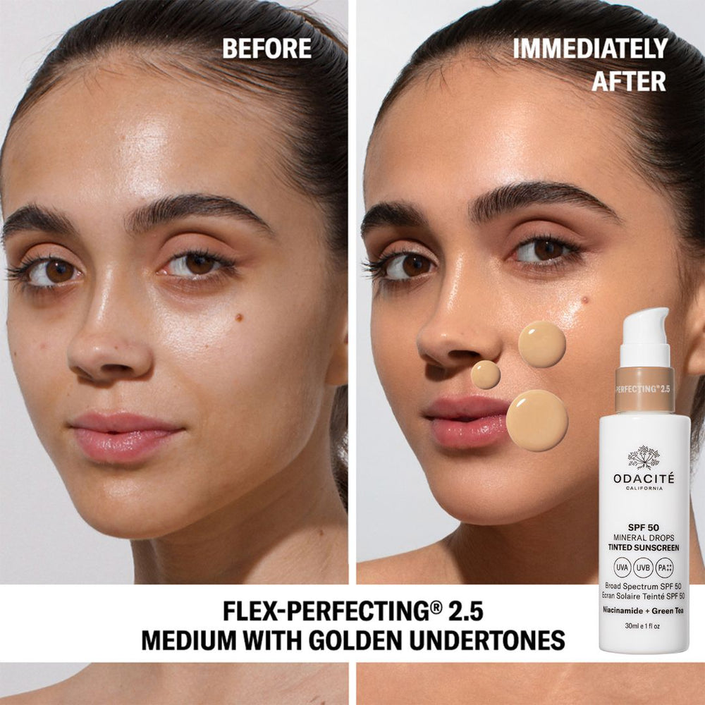 SPF50 TINTED MINERAL DROPS