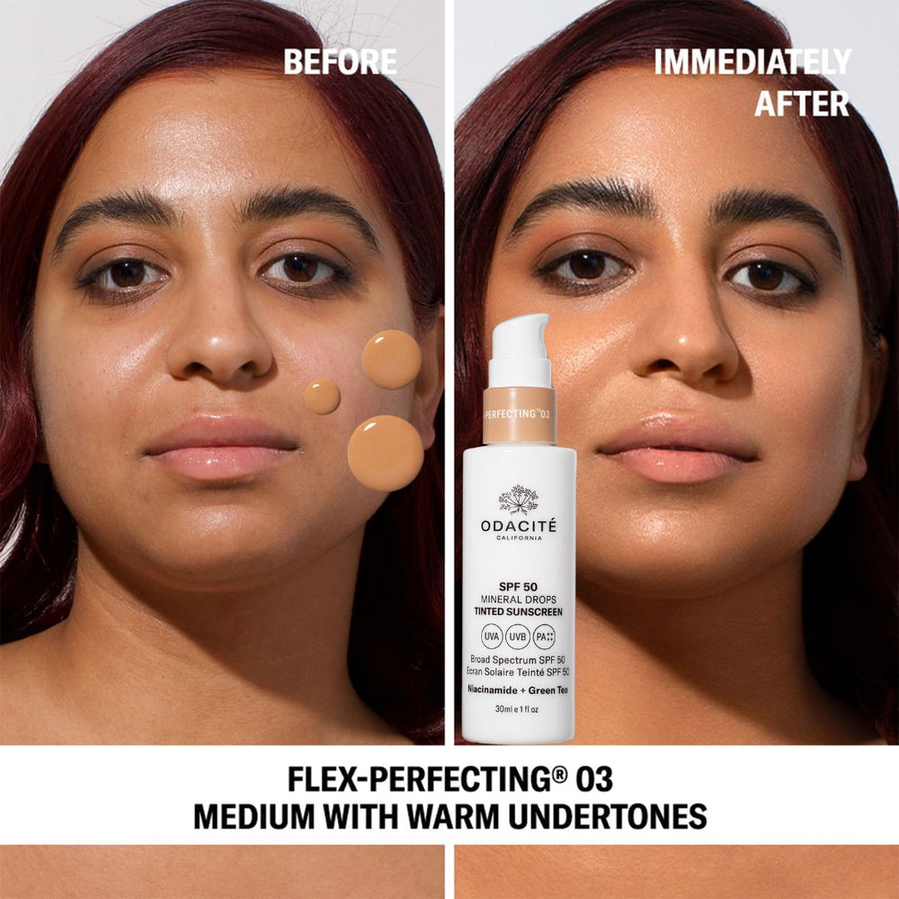SPF50 TINTED MINERAL DROPS