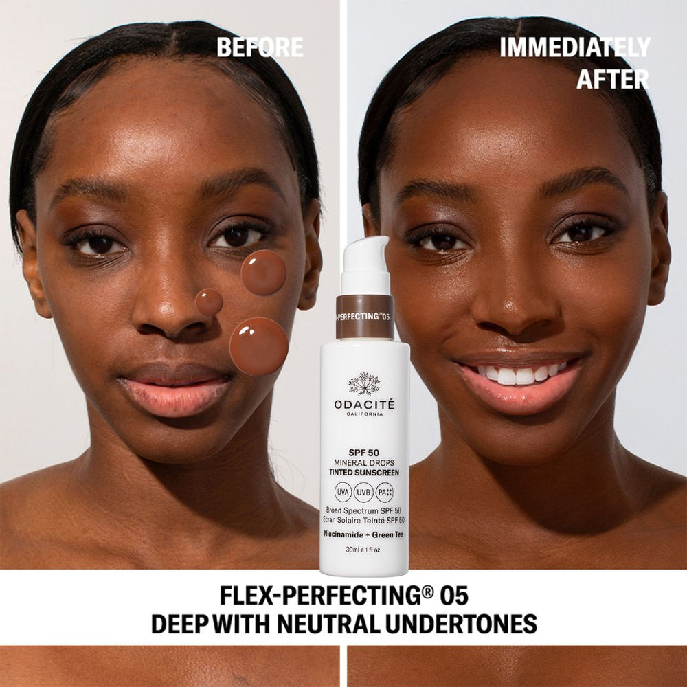 SPF50 TINTED MINERAL DROPS