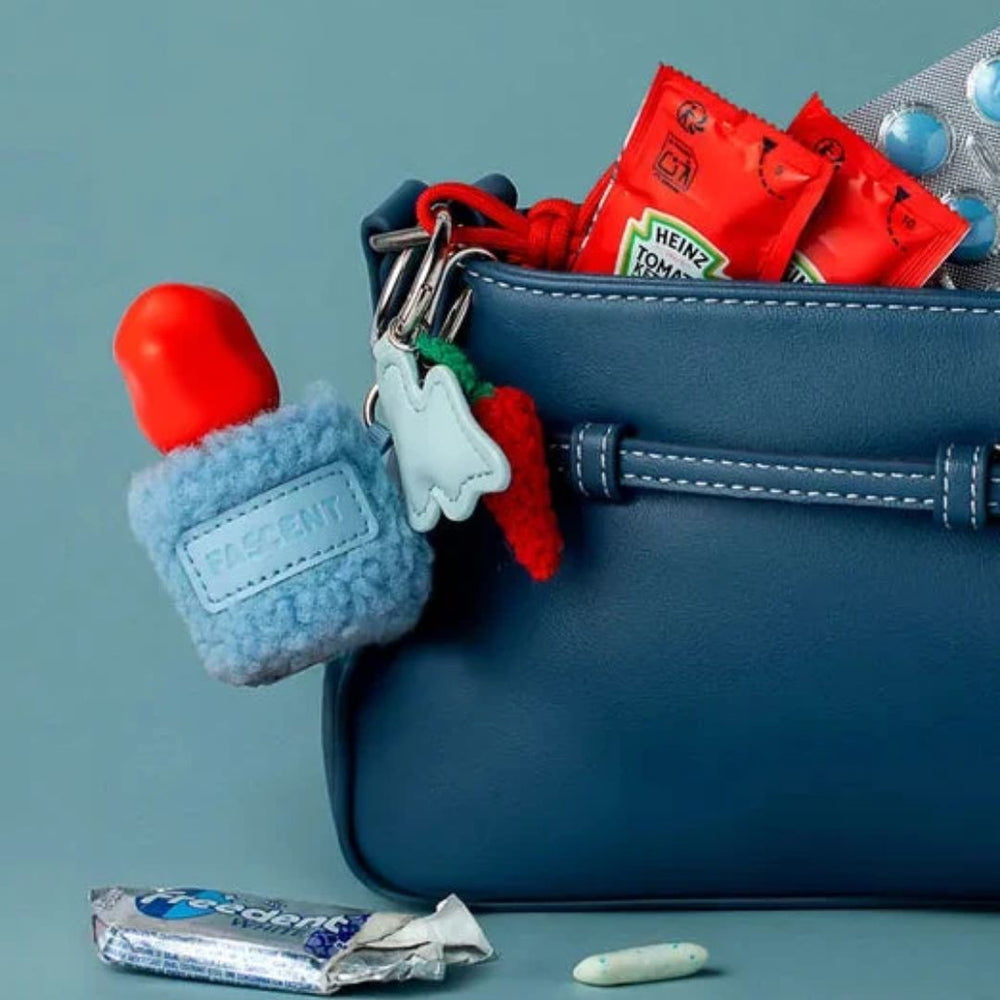 TAKE AWAY CASE TEDDY BLUE